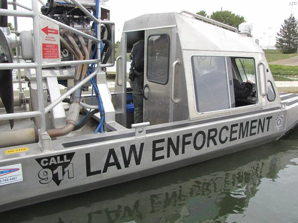 Kansas Department of Wildlife and Parks Boat