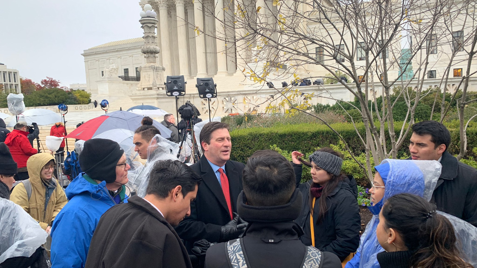 Supporters of DACA gathered outside the U.S. Supreme Court while hearings were held in November got the ruling they wanted that continues the program in June.