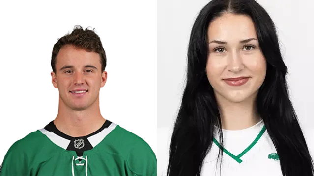 Jake Oettinger and Finley Ohnstad