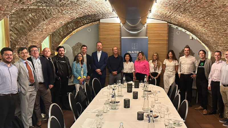 A policy dinner hosted by the International Association for Trusted Blockchain Applications