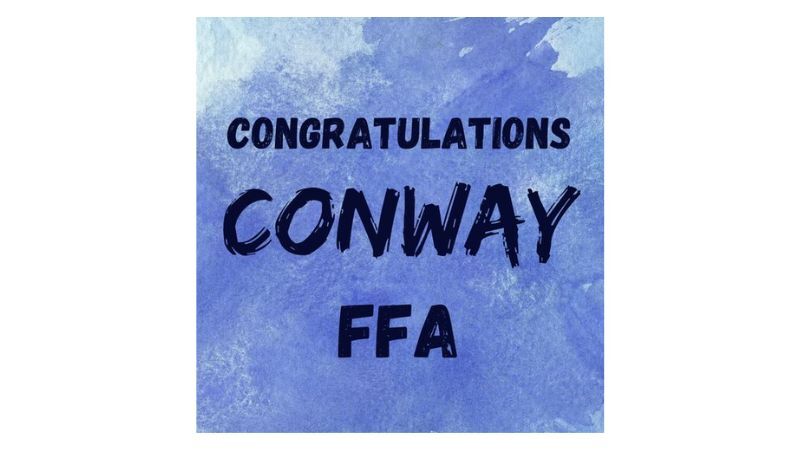 Congratulations Conway FFA