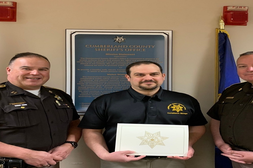 Cumberland County Sheriff’s Office Congratulations to our First Quarter Award winners