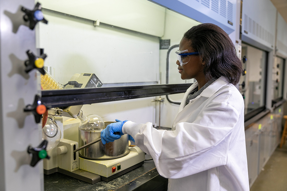 Lander University: Empowered by her Lander education, Ngwenyama shares her love of chemistry and medicine with others