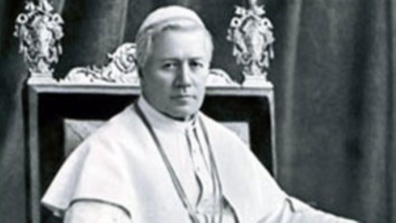 Pope Pius X was head of the Catholic Church from August 1903 to his death in August 1914.