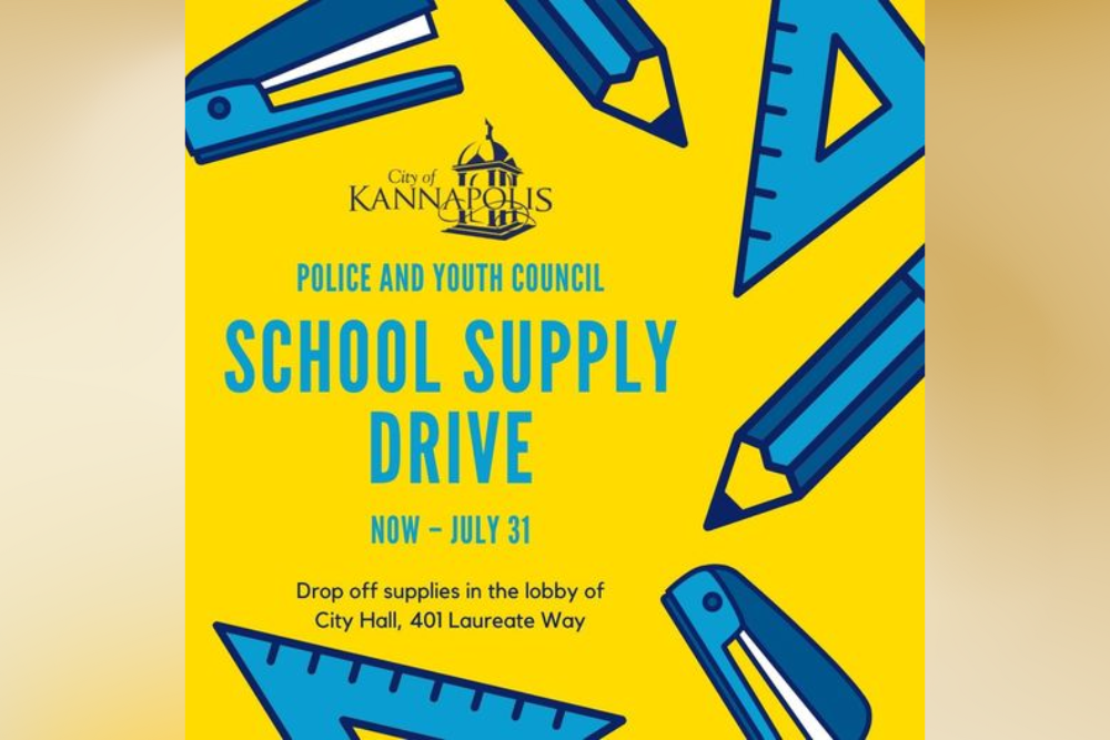 CITY OF KANNAPOLIS POLICE DEPARTMENT: School Supply Drives Through July 31 CITY OF KANNAPOLIS POLICE DEPARTMENT: School Supply Drives Through July 31