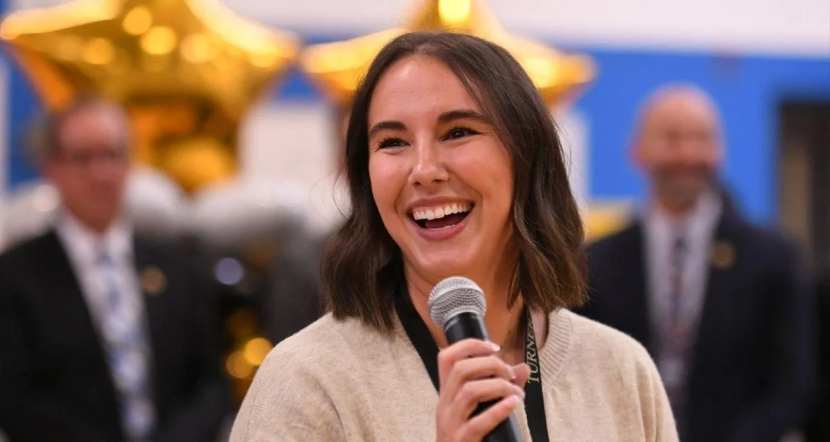 Kansas educator Lexcee Oddo receives $25,000 Milken Educator Award in Washington, D.C.