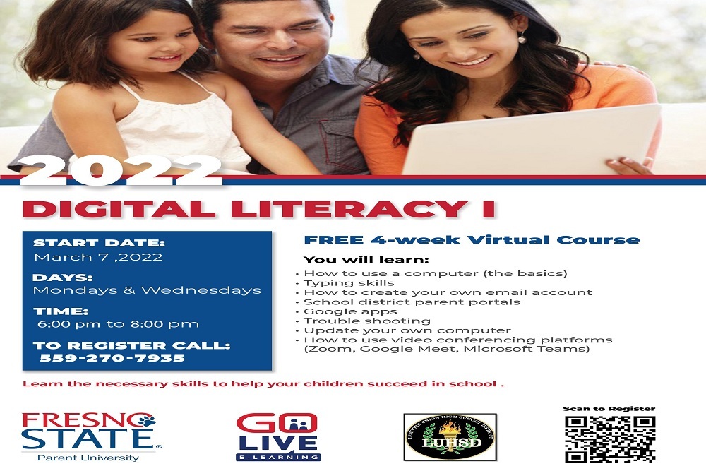FREE Parent University Digital Literacy Class in Spanish & English