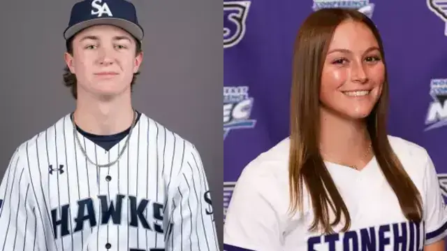 Which former Plymouth Reporter area high school standouts will be in action on Monday, April 21?