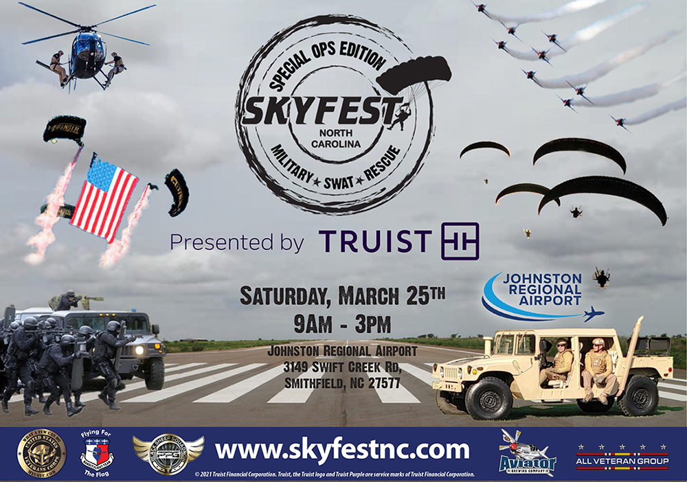 COUNTY OF JOHNSTON: Airport Skyfest on March 25, 2023