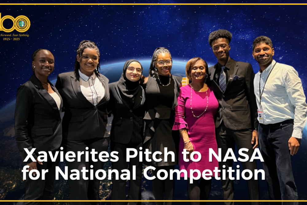 Xavierites on Team Xenergy pitch tech transfer innovation to NASA as finalists in national competition Xavierites on Team Xenergy pitch tech transfer innovation to NASA as finalists in national competition