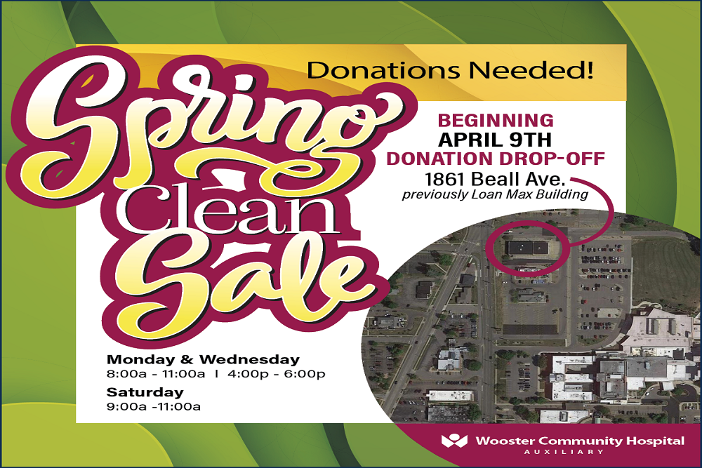 Wooster Community Hospital: Spring Clean Sale