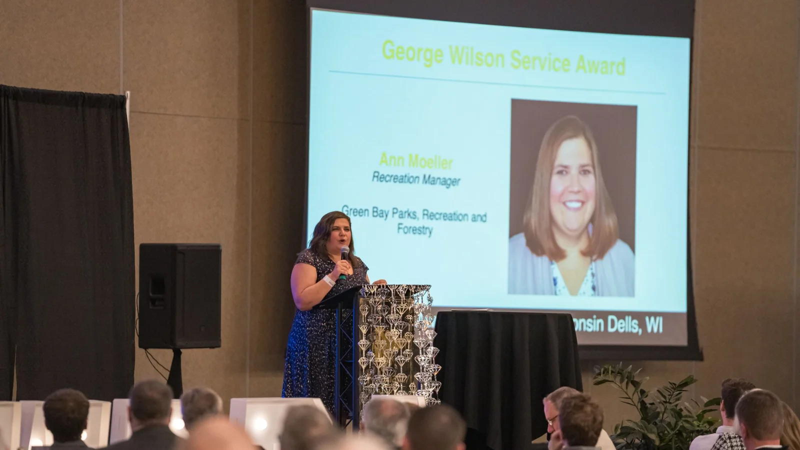 City of Green Bay’s Ann Moeller receives WPRA service award