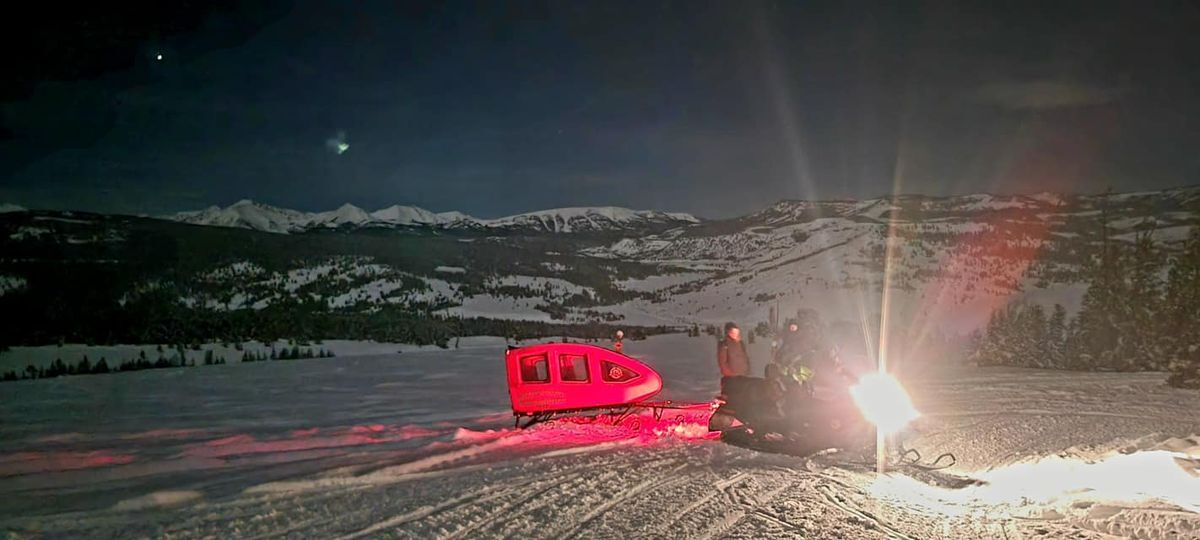 Gallatin County Dispatch Center Received a Garmin Device Activation Requesting Assistance for Two Lost Snowmobilers
