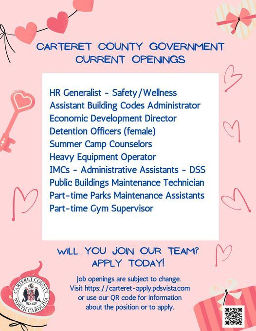 COUNTY OF CARTERET: Job Hiring