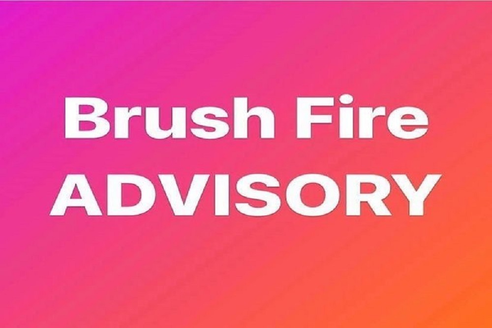Brush Fire Along Bouquet Canyon Road and Spunky Canyon Road
