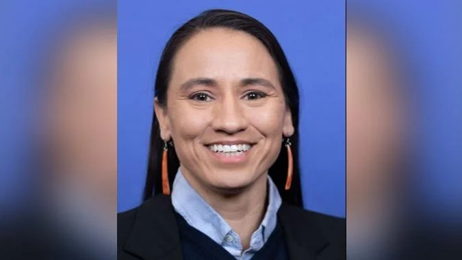 Sharice Davids highlights leadership programs and criticizes policies affecting Kansans Sharice Davids highlights leadership programs and criticizes policies affecting Kansans