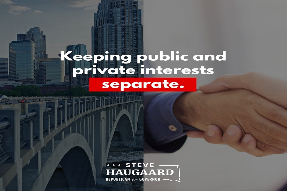Steve Haugaard for Governor: Keeping Public and Private Interests Separate