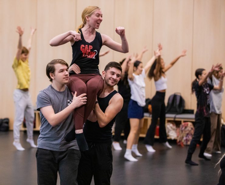 Students Practice for Last Chapman Celebrates