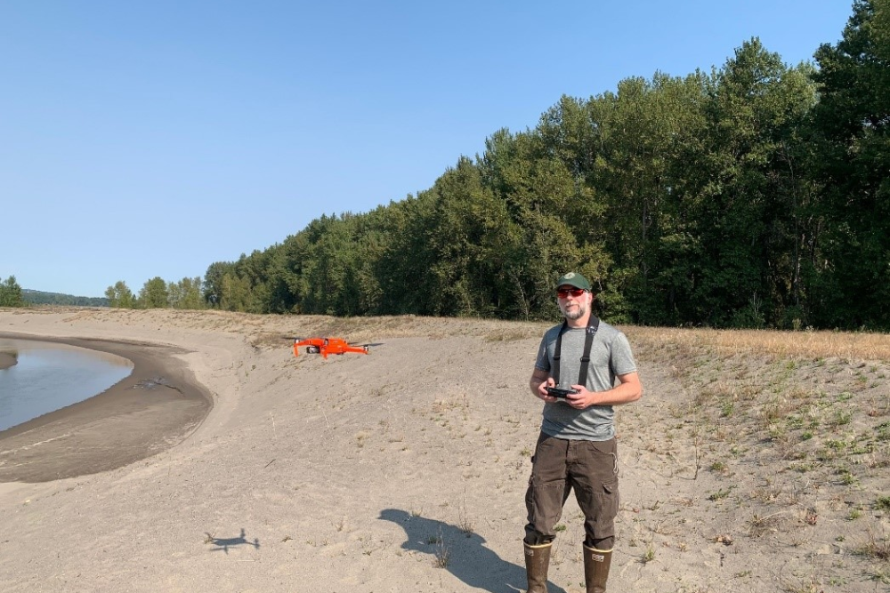 WDFW will use drone to gather data for Stillman Creek habitat restoration project in Lewis County