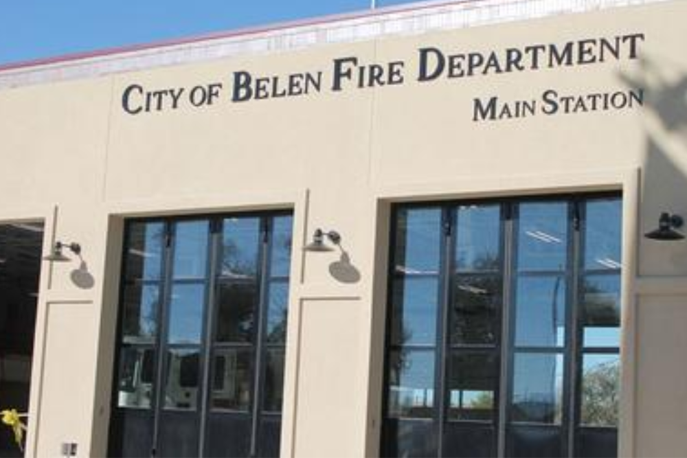 Fire Chief Charles Cox Acknowledged and Congratulated Three of His Crew Members