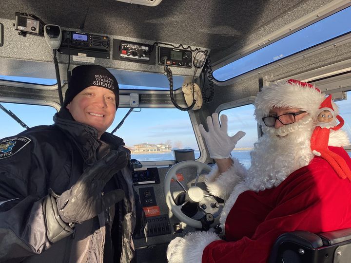 Snitch went out to the Marine Division and Santa Snitch went out to the Marine Division and Santa