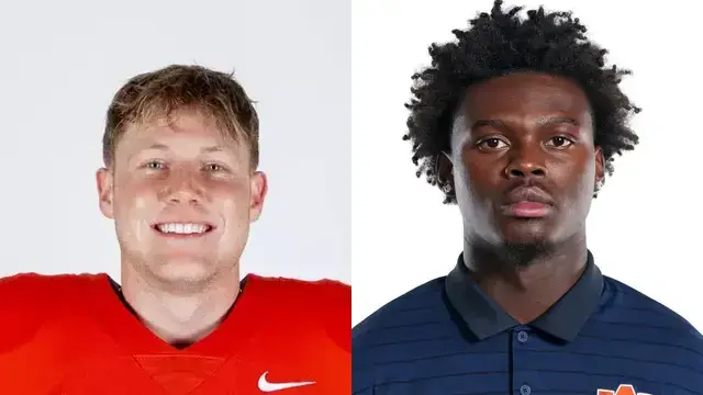 Grayson Kerscher and Kensley Louidor-Faustin