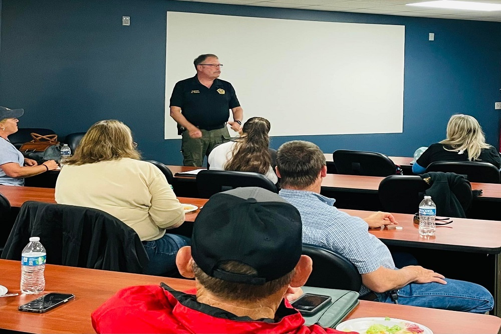 Dickson County Sheriff’s Office Corrections Division finish up classroom sessions at this years citizens academy