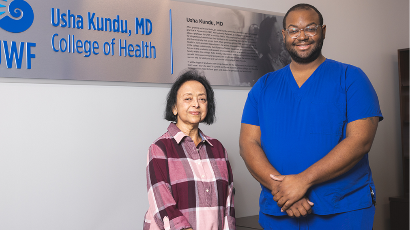 Impact of Dr. Usha Kundu spans decades for UWF nursing student