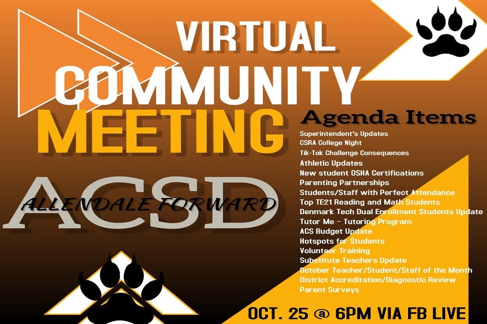 Allendale County Schools: Virtual Community Meeting