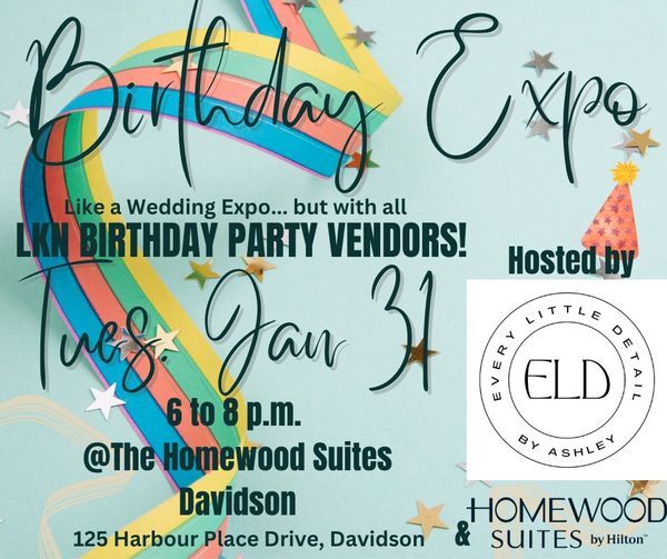 TOWN OF DAVIDSON: LKN Birthday Party Expo! TOWN OF DAVIDSON: LKN Birthday Party Expo!