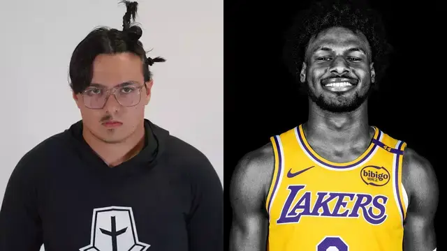 Jeremy Paterson and Bronny James