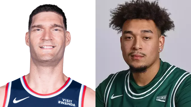 Brook Lopez and Terri Miller Jr.