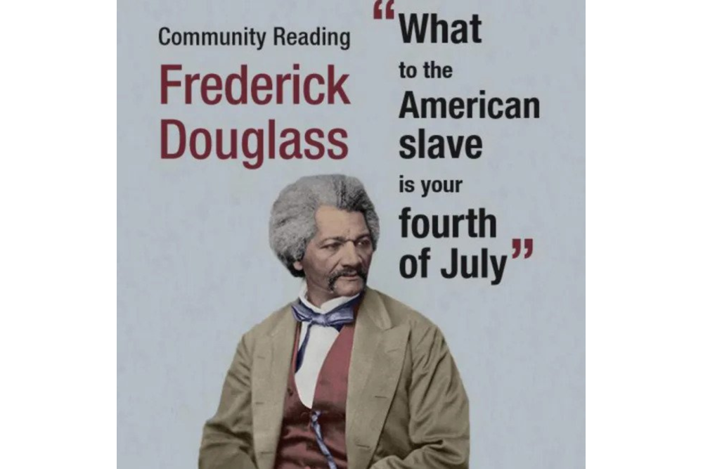 Library Seeks Volunteers To Help Read Frederick Douglass’ “What To The Slave Is The Fourth Of July?”
