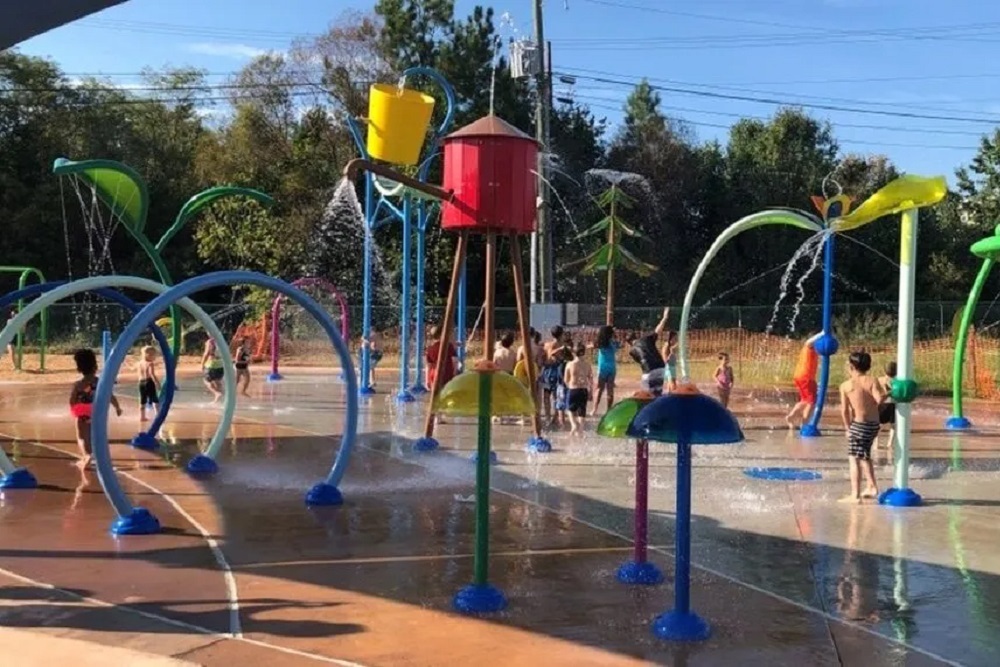 Splash Pad At English Park Splash Pad At English Park