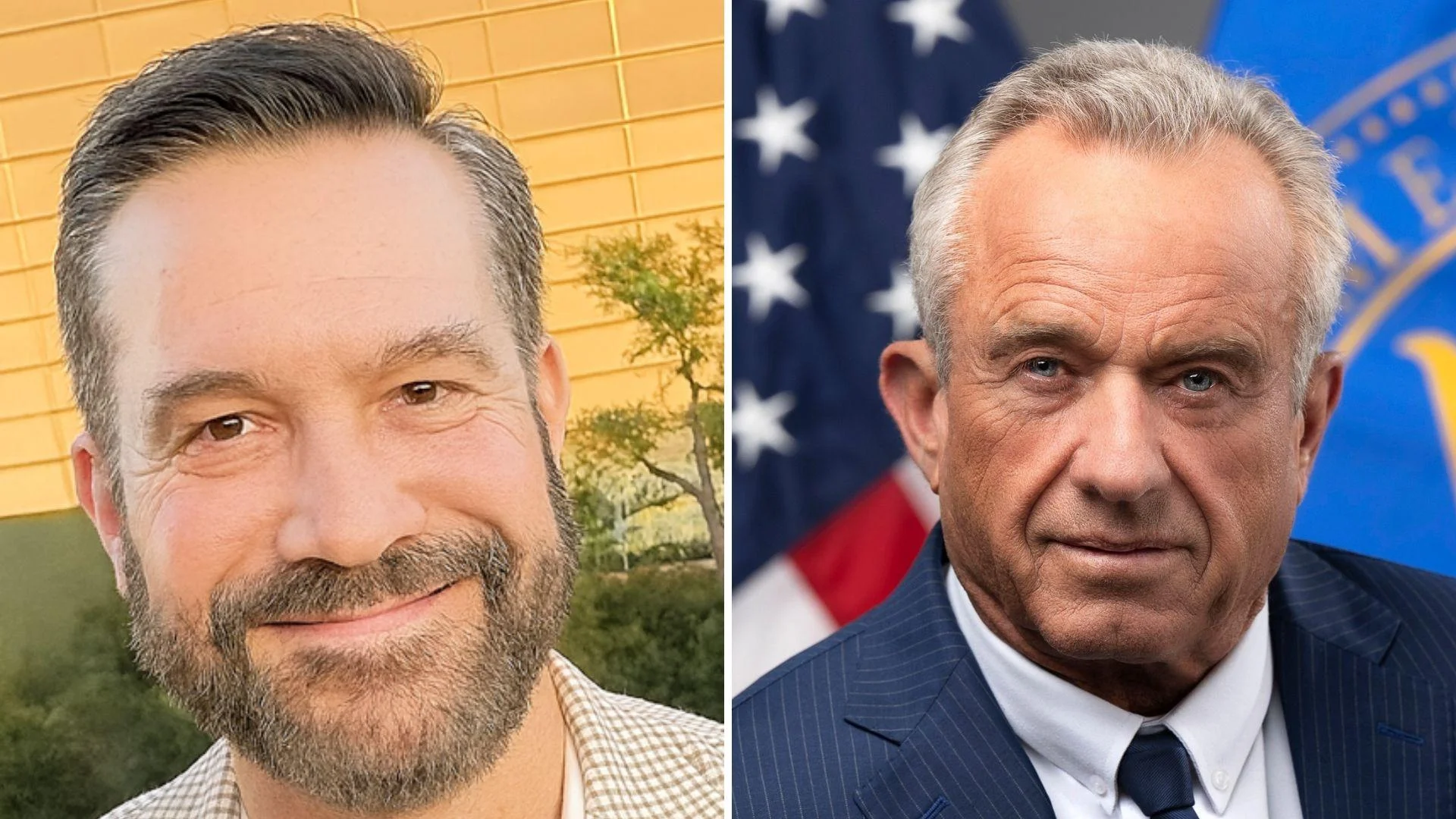 David Lejeune, president, America's HealthShare, left, and U.S. Sec. of Health and Human Services Robert F. Kennedy, Jr.