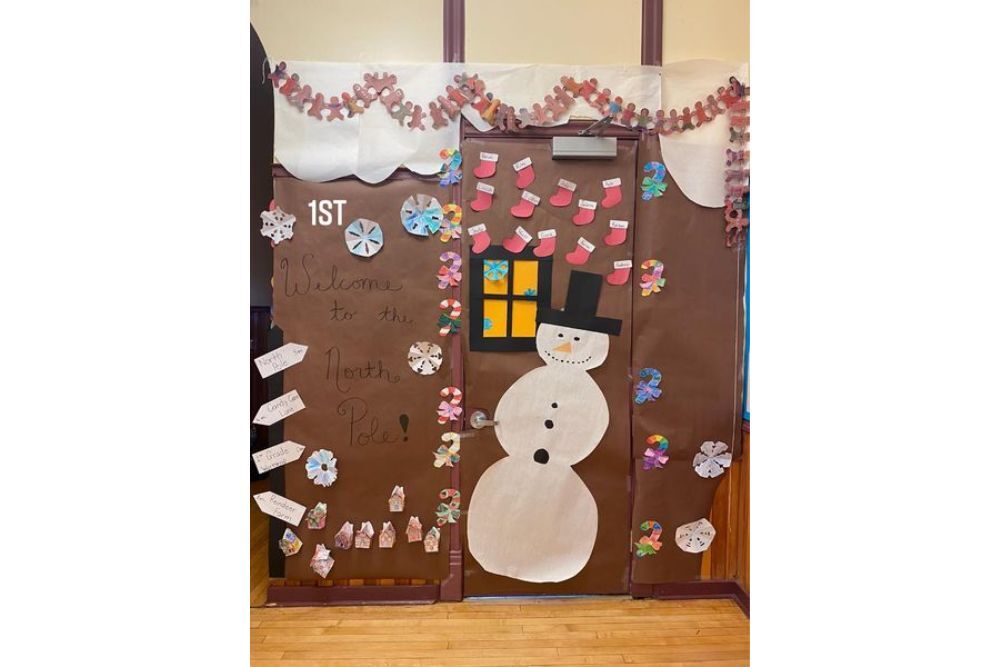 Philipsburg Public Schools Had a Door Decorating Contest