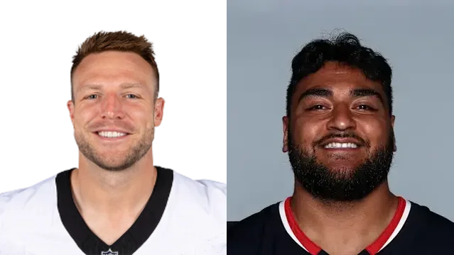 Taysom Hill and Tommy Togiai Taysom Hill and Tommy Togiai