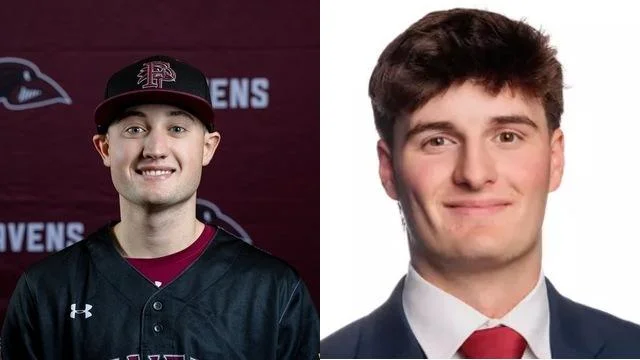 Which former Norfolk Reporter area high school standouts will be in action on Sunday, April 6?