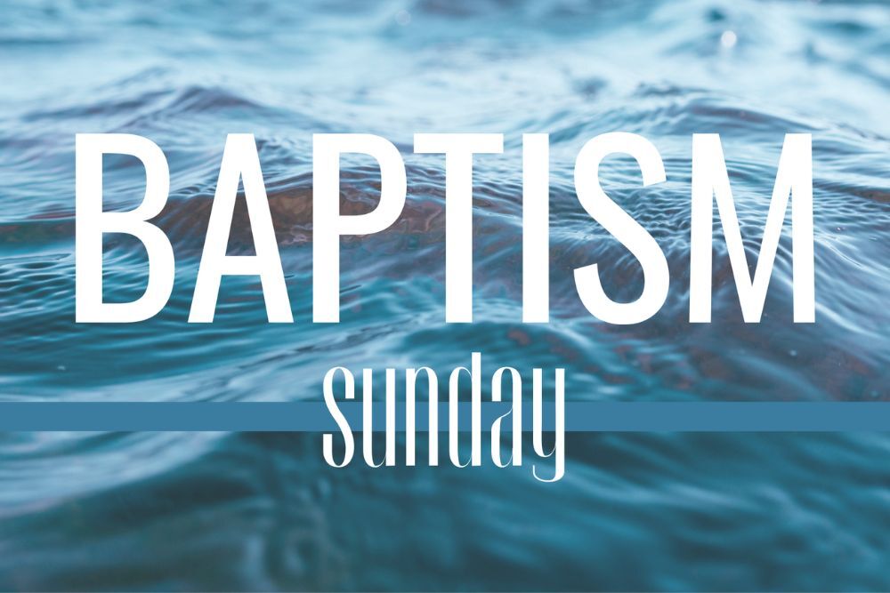 Baptism Sunday on Feb 19