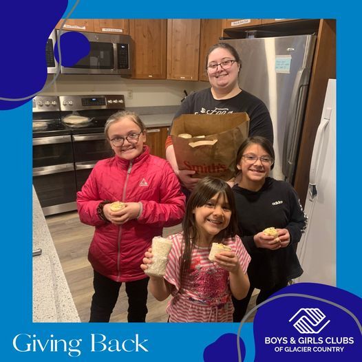 Students at Our Evergreen Making Breakfast Burritos for the Warming Center