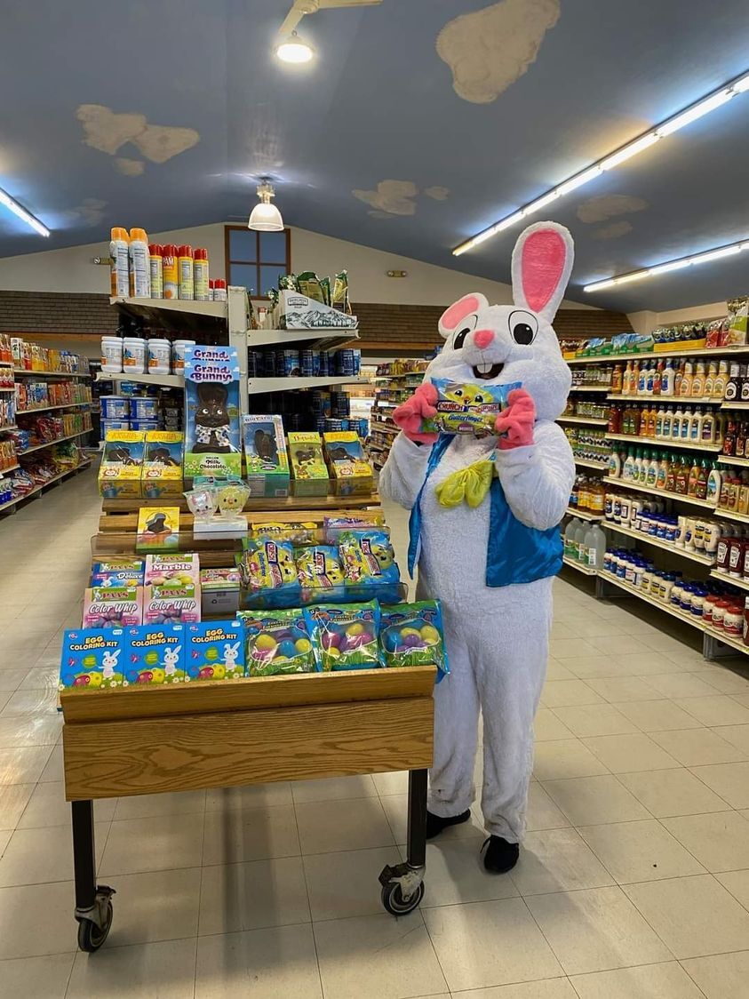 The Easter Bunny Knows Where to Get the Goodies in Town The Easter Bunny Knows Where to Get the Goodies in Town