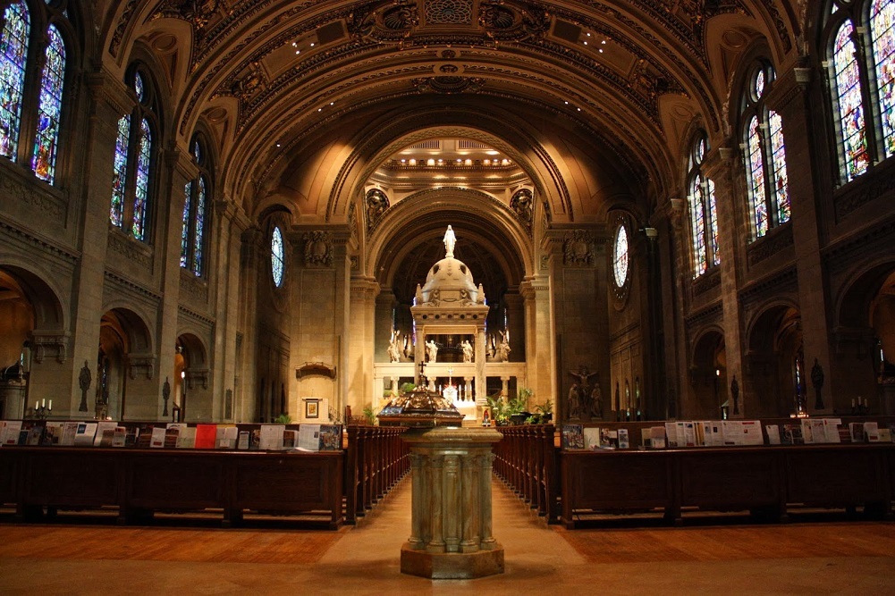 Basilica of Saint Mary Catholic Church in Minneapolis, MN