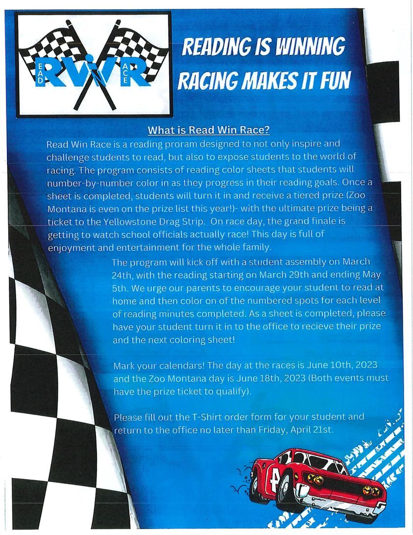 Canyon Creek School District #4: Read Win Race Fun Canyon Creek School District #4: Read Win Race Fun