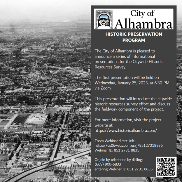 Historic Preservation Program, Phase 2 Community Meeting