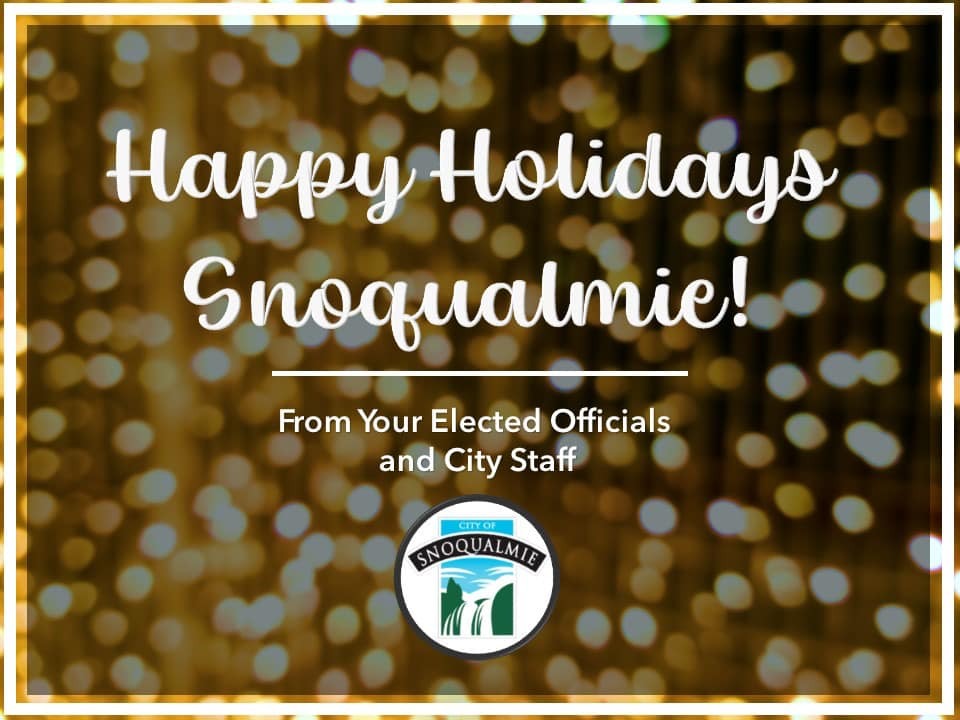 Happy Holidays Snoqualmie!