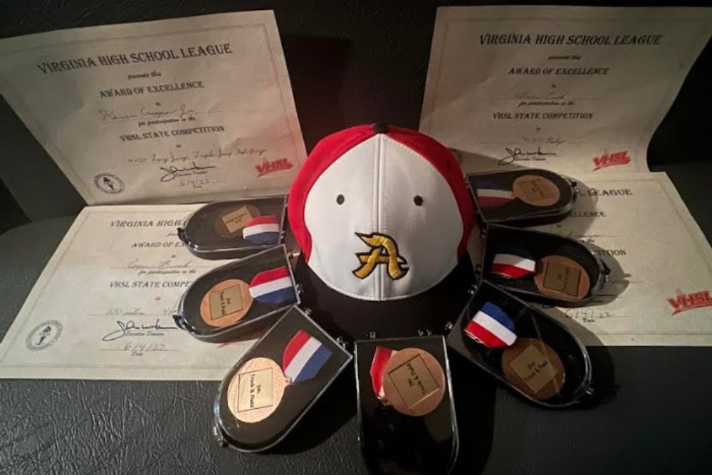 Arcadia VHSL State Track Meet Results